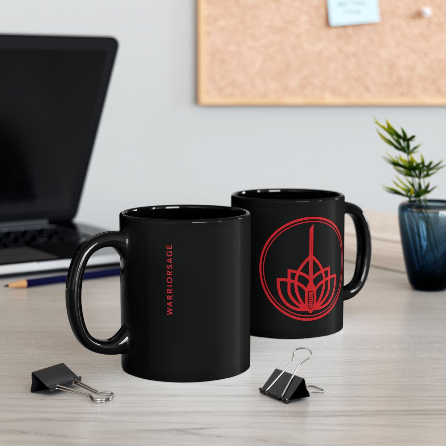 WarriorSage Motif Coffee Mug