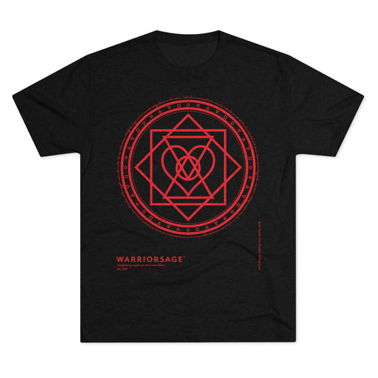 WarriorSage Logo Print Unisex Short Sleeved T Shirt
