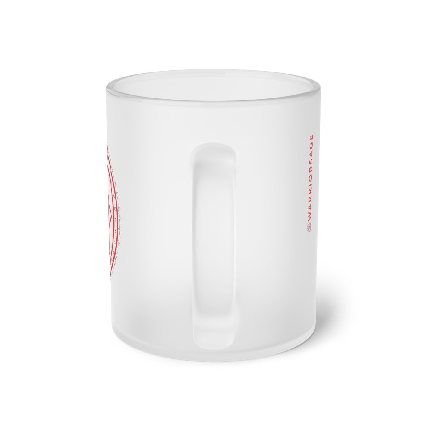 WarriorSage Frosted Glass Mug