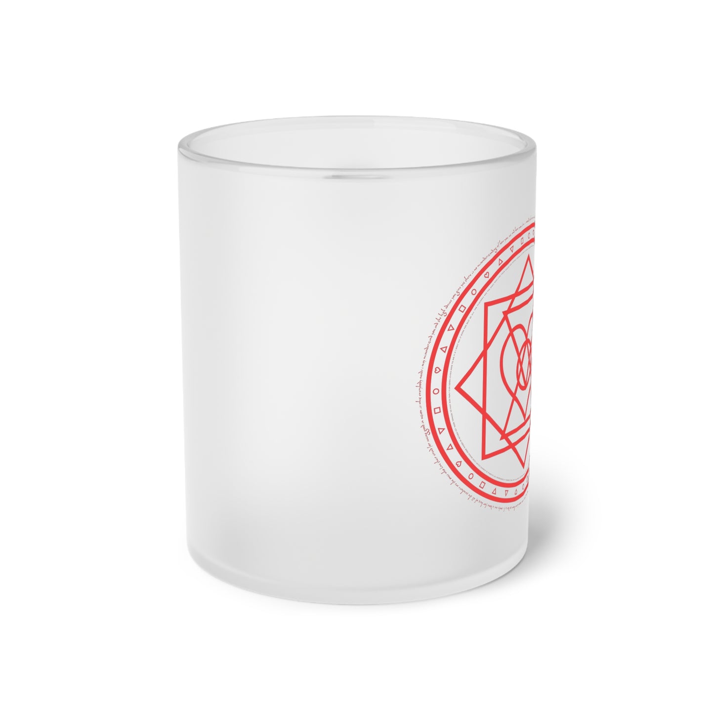 WarriorSage Frosted Glass Mug