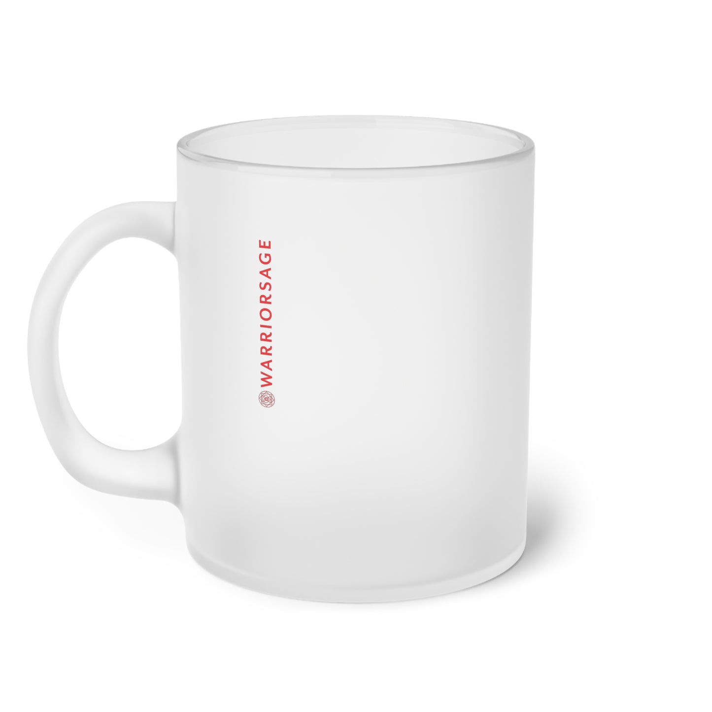 WarriorSage Frosted Glass Mug