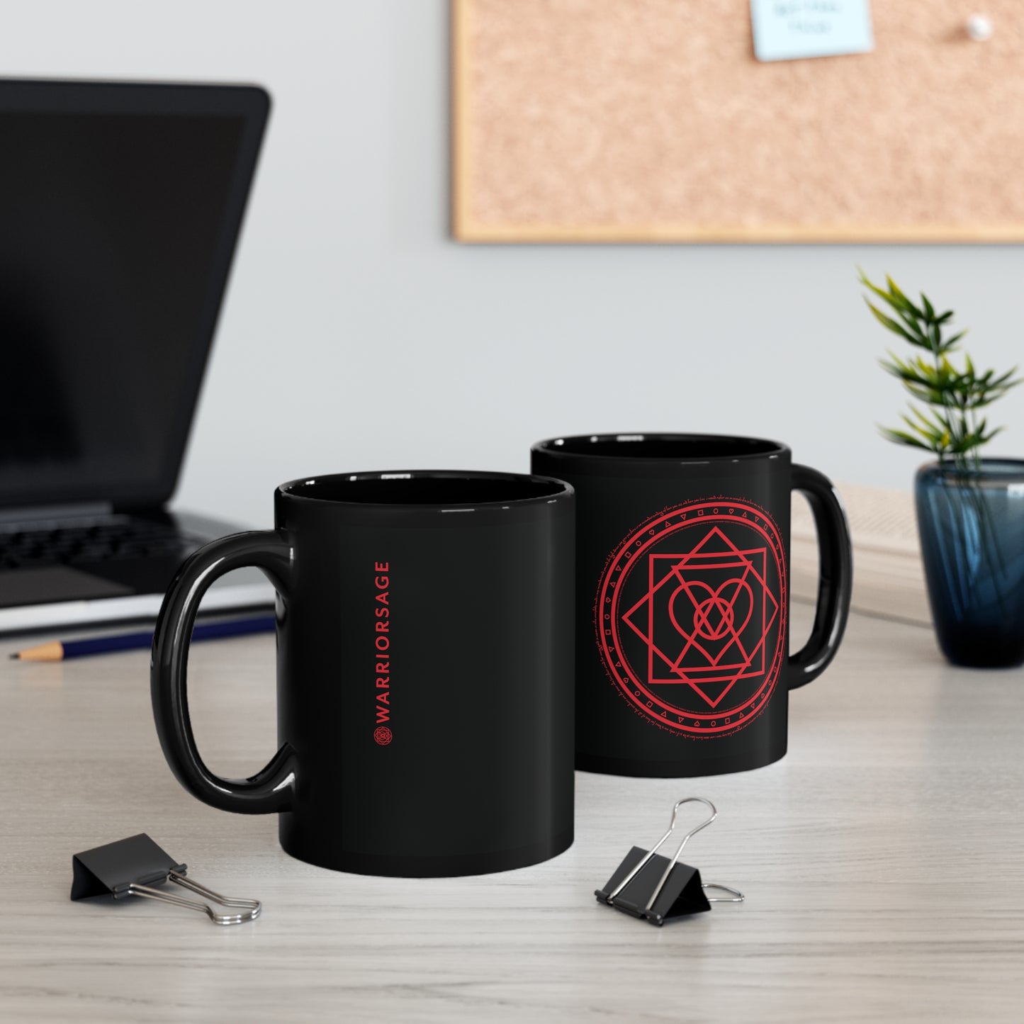 WarriorSage Motif Coffee Mug